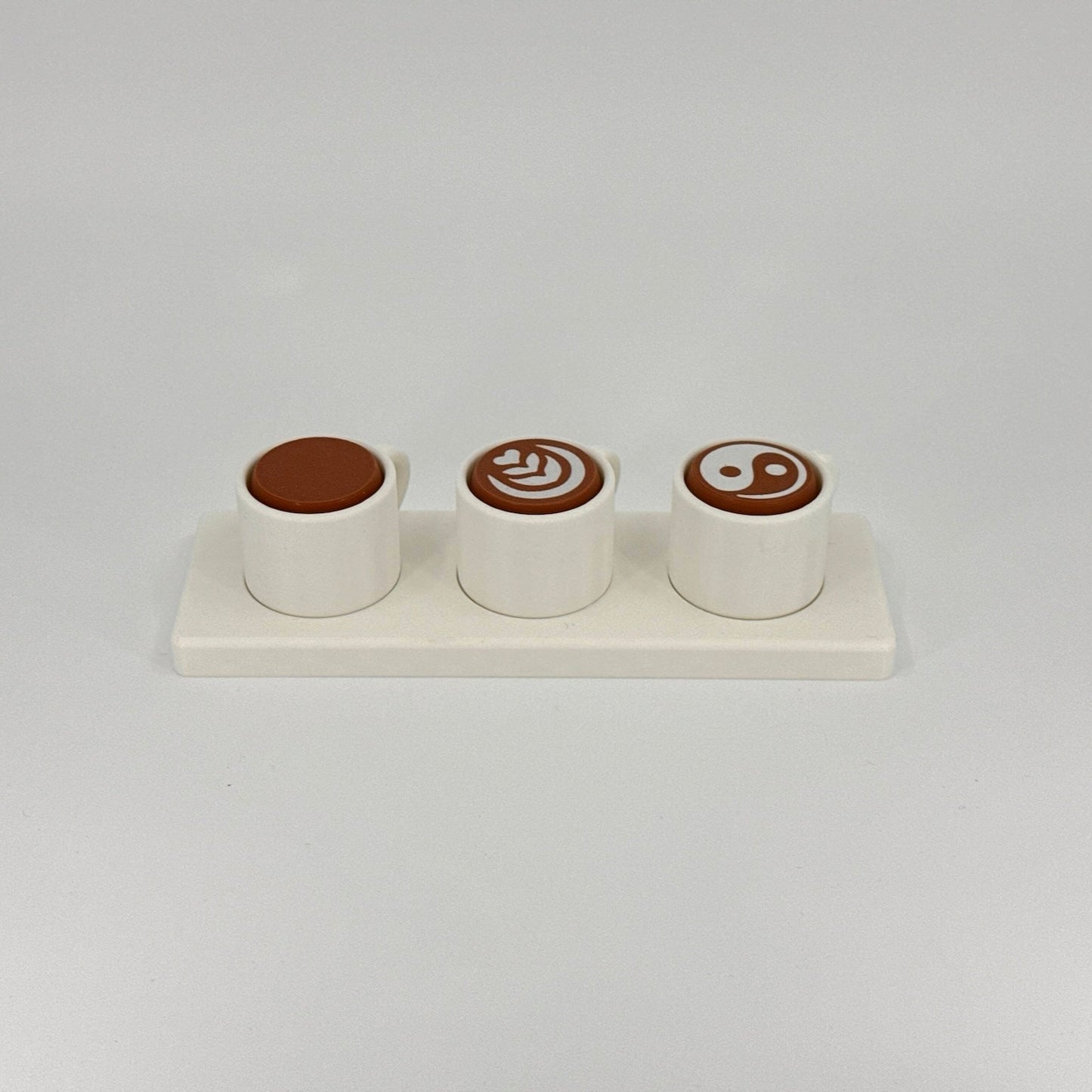 Fidget Clicker - Coffee Mug - Set of 3 with White Base included for FREE