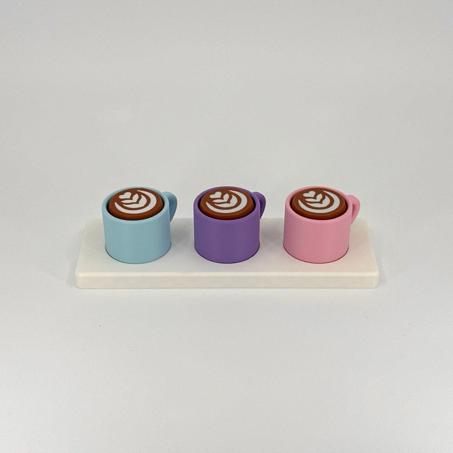 Fidget Clicker - Coffee Mug - Set of 3 with White Base included for FREE