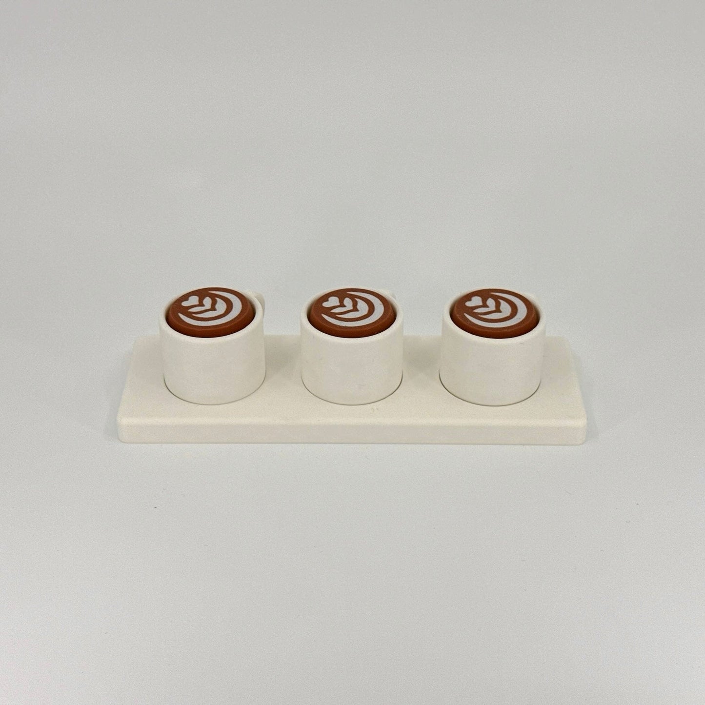 Fidget Clicker - Coffee Mug - Set of 3 with White Base included for FREE