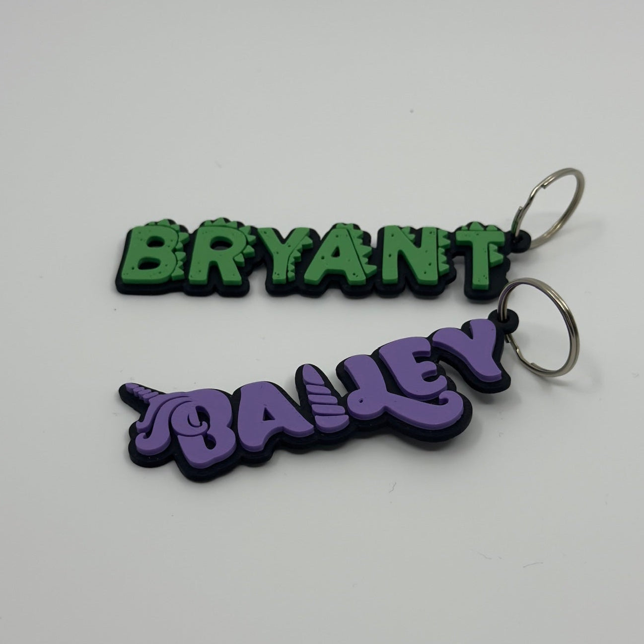 Custom Name Keychain - Dinosaur