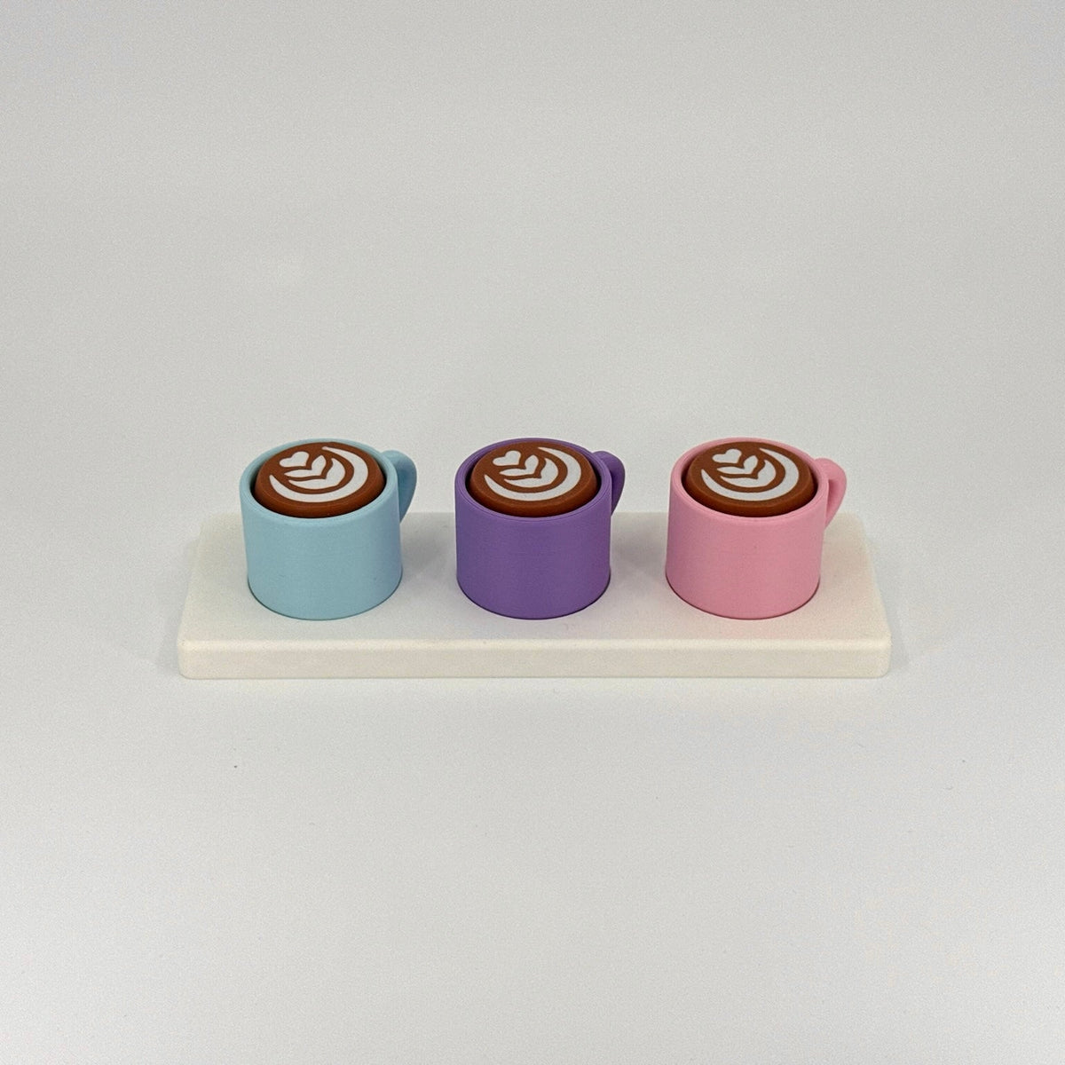 Fidget Clicker - Coffee Mug - Set of 3 with White Base included for FREE