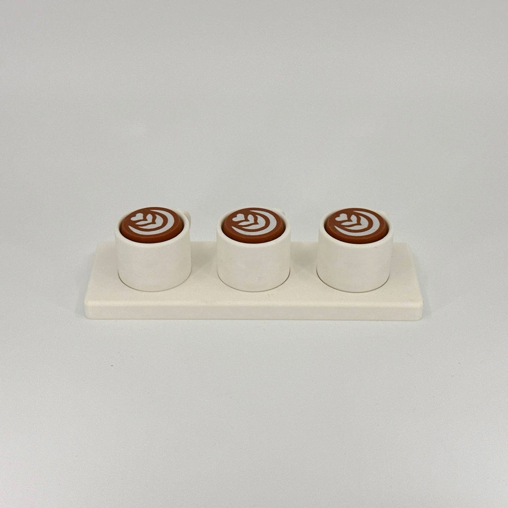 Fidget Clicker - Coffee Mug - Set of 3 with White Base included for FREE
